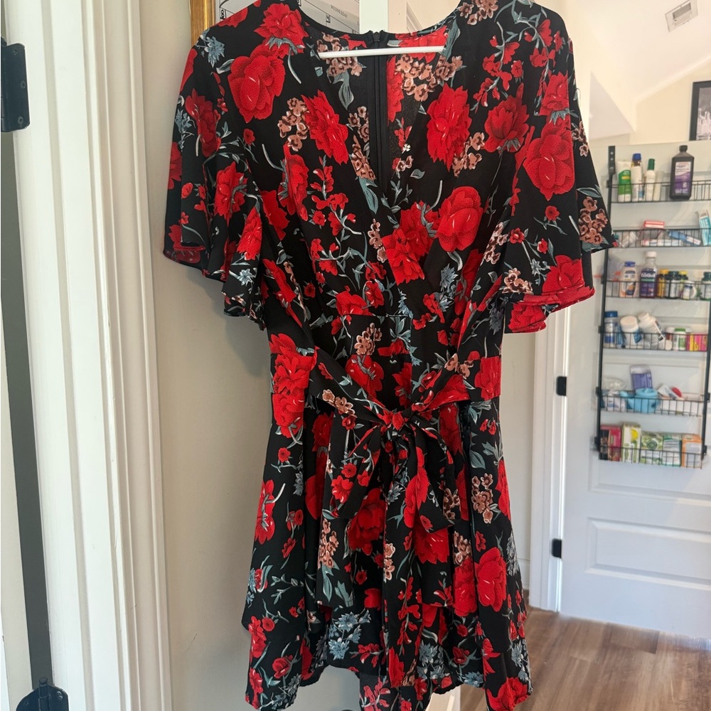 Floral Wrap Romper